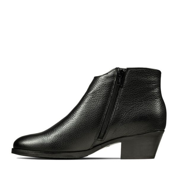 Clarks Womens Mila Myth Ankle Boots Black | UK-685937